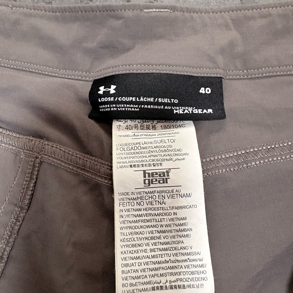 Bundle Four Under Armour Shorts. Colors are Navy, Brown, Black, & Gray. - Picture 7 of 9